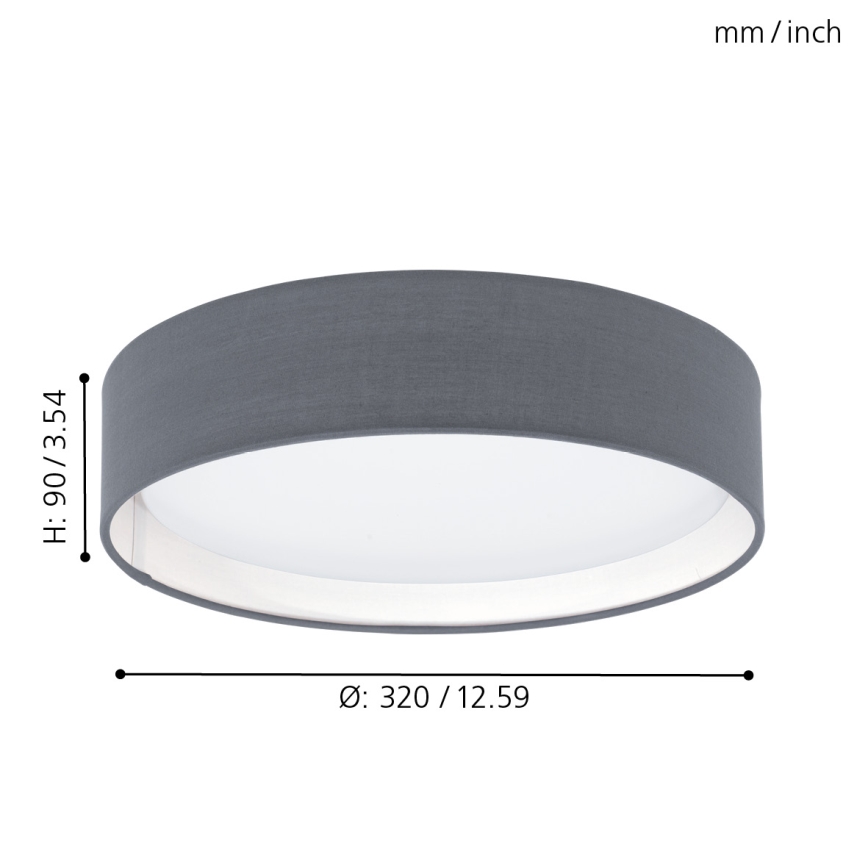 Eglo - LED ceiling light 1xLED/12W/230V