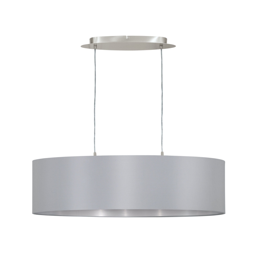 Eglo 31612 - Chandelier on a string MASERLO 2xE27/60W/230V