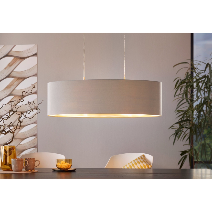 Eglo 31612 - Chandelier on a string MASERLO 2xE27/60W/230V