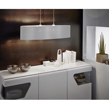 Eglo 31617 - Chandelier on a string MASERLO 2xE27/60W/230V