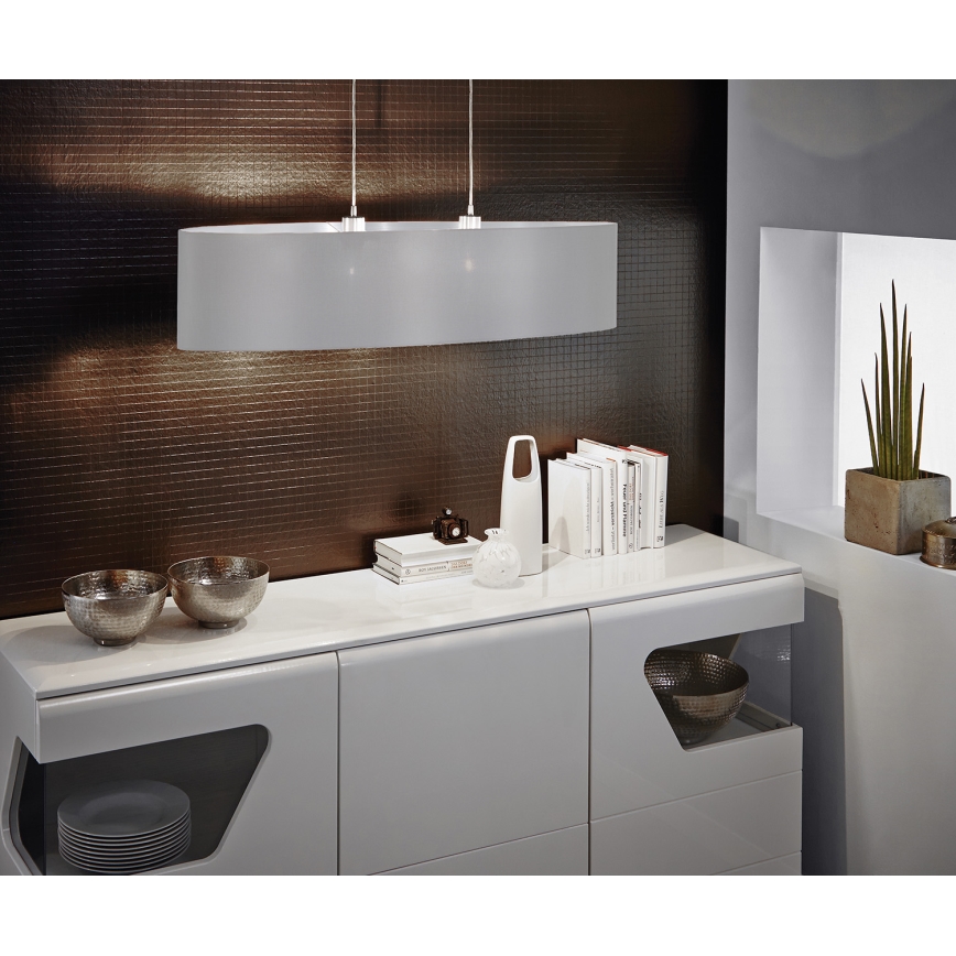 Eglo 31617 - Chandelier on a string MASERLO 2xE27/60W/230V