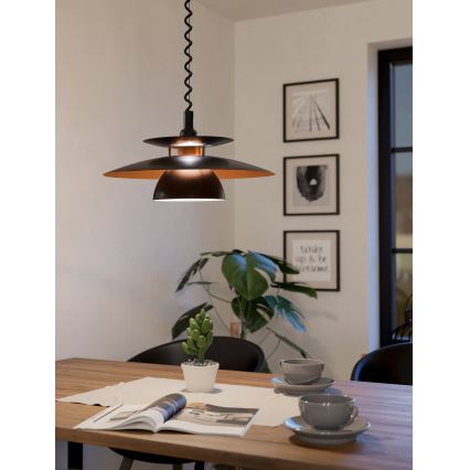 Eglo - Pull-down chandelier 1xE27/60W/230V