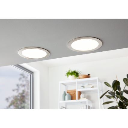 Eglo 31676 - FUEVA 1 LED recessed ceiling light, 18W, 230V, Ø 22.5 cm