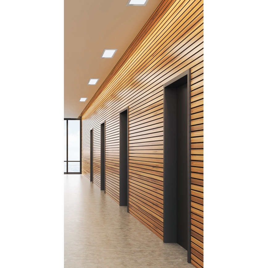 Eglo 31678 - FUEVA 1 recessed LED ceiling light, 18W/230V, 22.5 x 22.5 cm