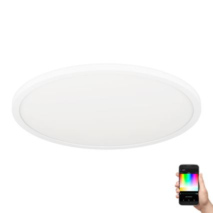 Eglo 31699 - LED RGBW Dimmable ceiling light ROVITO-Z LED/16,5W/230V 2700-6500K white