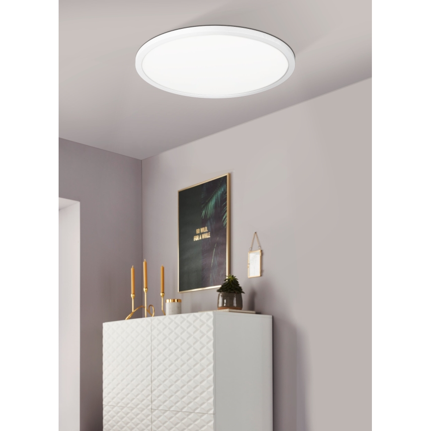 Eglo 31699 - LED RGBW Dimmable ceiling light ROVITO-Z LED/16,5W/230V 2700-6500K white