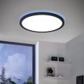 Eglo 31703 - ROVITO-Z LED RGBW dimmable ceiling light LED/14.6W/230V 2700-6500K Ø 29.5 cm black