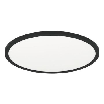 Eglo 31704 - LED RGBW Dimmable ceiling light ROVITO-Z 1xLED/16,5W/230V 2700-6500K pr. 42 cm black + remote control