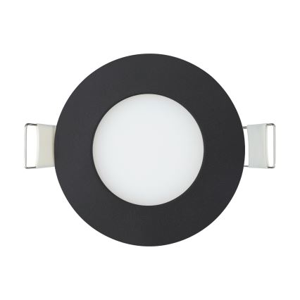 Eglo 31743 - Set of 3 Dimmable LED Bathroom Recessed Downlights FUEVA-Z LED/2.8W/230V 2700-6500 K IP44 Black Ø 8.5 cm