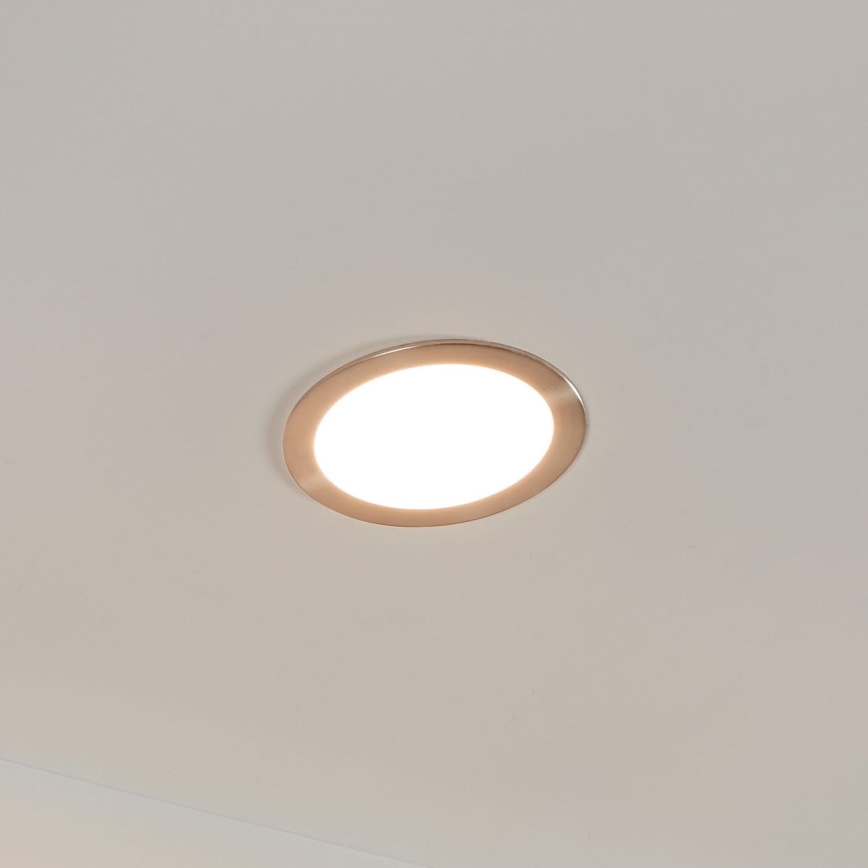 Eglo 31746 - LED Dimmable bathroom recessed light FUEVA-Z LED/10,5W/230V 2700-6500K IP44 chrome