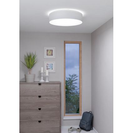 Eglo 31766 - LED RGBW Dimmable ceiling light ROMAO-Z LED/35W/230V 2700-6500K Ø 57 cm white