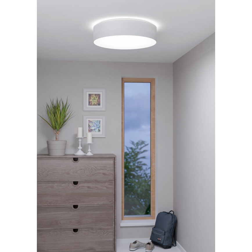 Eglo 31766 - LED RGBW Dimmable ceiling light ROMAO-Z LED/35W/230V 2700-6500K Ø 57 cm white