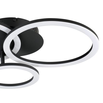 Eglo 31771 - LED Dimmable ceiling light PARRAPOS-Z LED/33W/230V 3000-6500K black