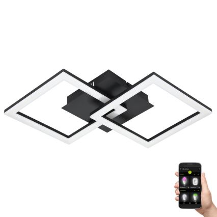 Eglo 31774 - LED Dimmable ceiling light PARANDAY-Z LED/21,5W/230V 3000-6500K black
