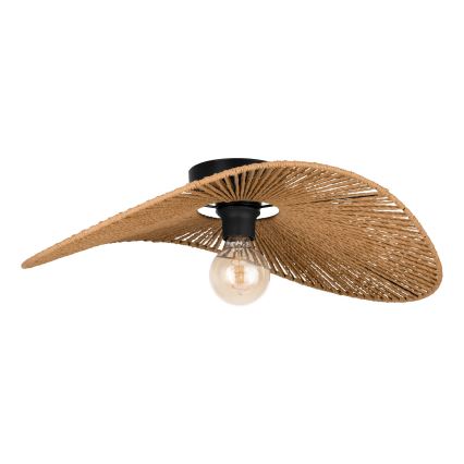 Eglo - Ceiling light 1xE27/42W/230V brown/black