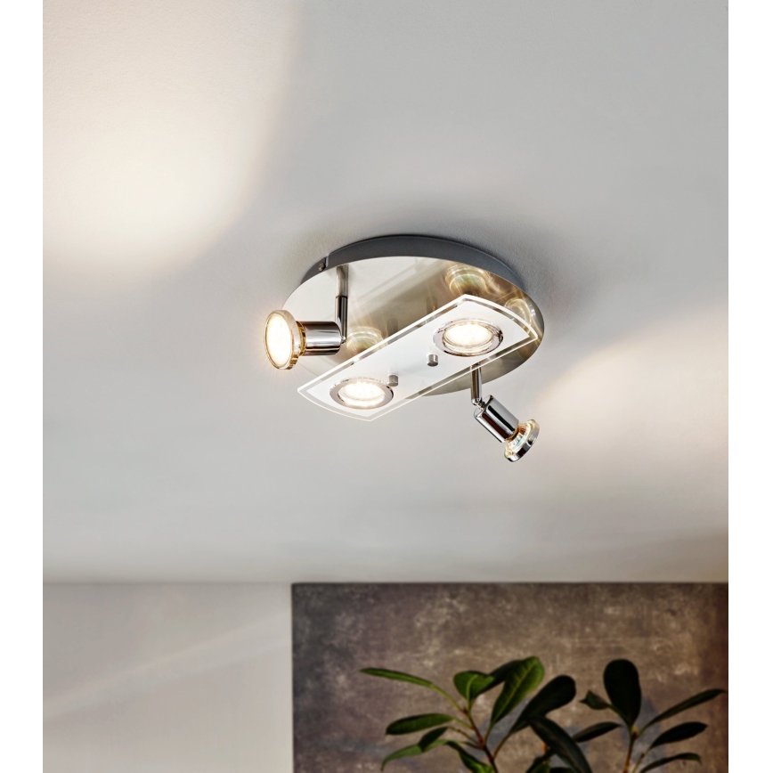Eglo 32001 - LED ceiling light PAWEDO 1 4xGU10-LED/3W/230V