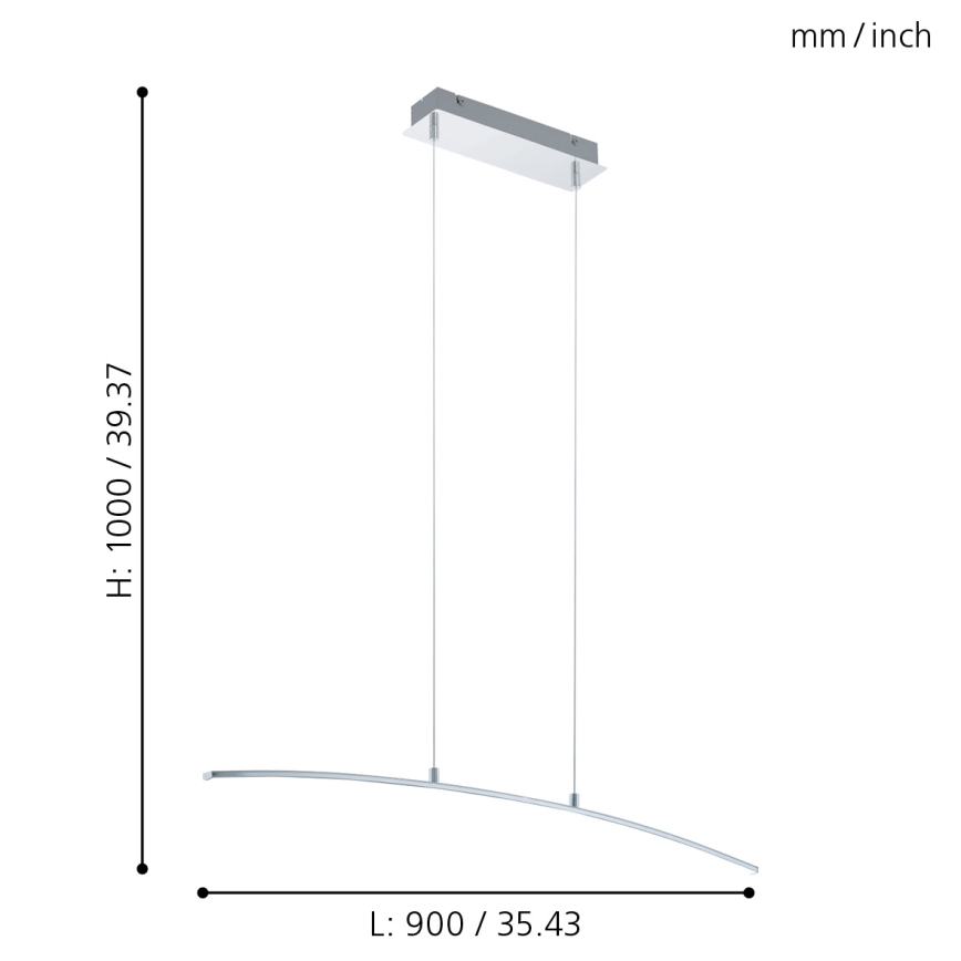 Eglo - LED chandelier LED/14W/230V