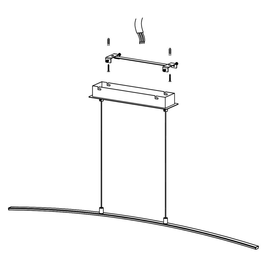 Eglo - LED chandelier LED/14W/230V
