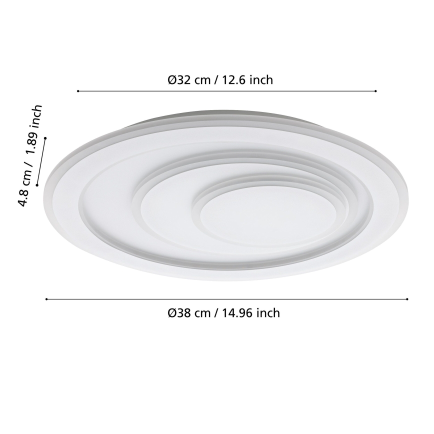Eglo - LED Ceiling light LED/14,7W/230V d. 38 cm