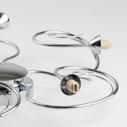 Eglo 32103 - VELAGO LED surface-mounted chandelier 5xG9/33W/230V polished chrome