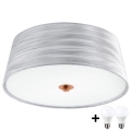 Eglo 32111- LED Ceiling light FONSEA 1 2xE27/9W/230V silver/copper