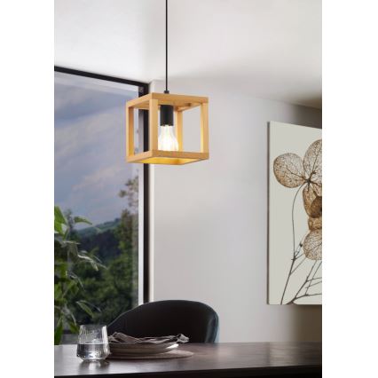 Eglo 32145 - BLACKCROWN cable-suspended pendant 1xE27/40W/230V