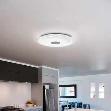Eglo 32344 - LED RGBW Dimmable Ceiling Light LANCIANO-C LED/53W/230V 2700-6500K + Remote Control