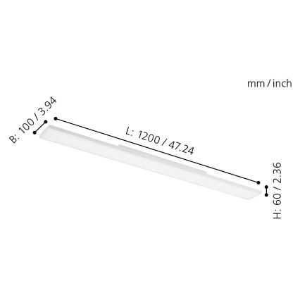 Eglo 32349 - LED RGBW Dimmable Ceiling Light TURCONA-C LED/34W/230V 2700-6500K + Remote Control
