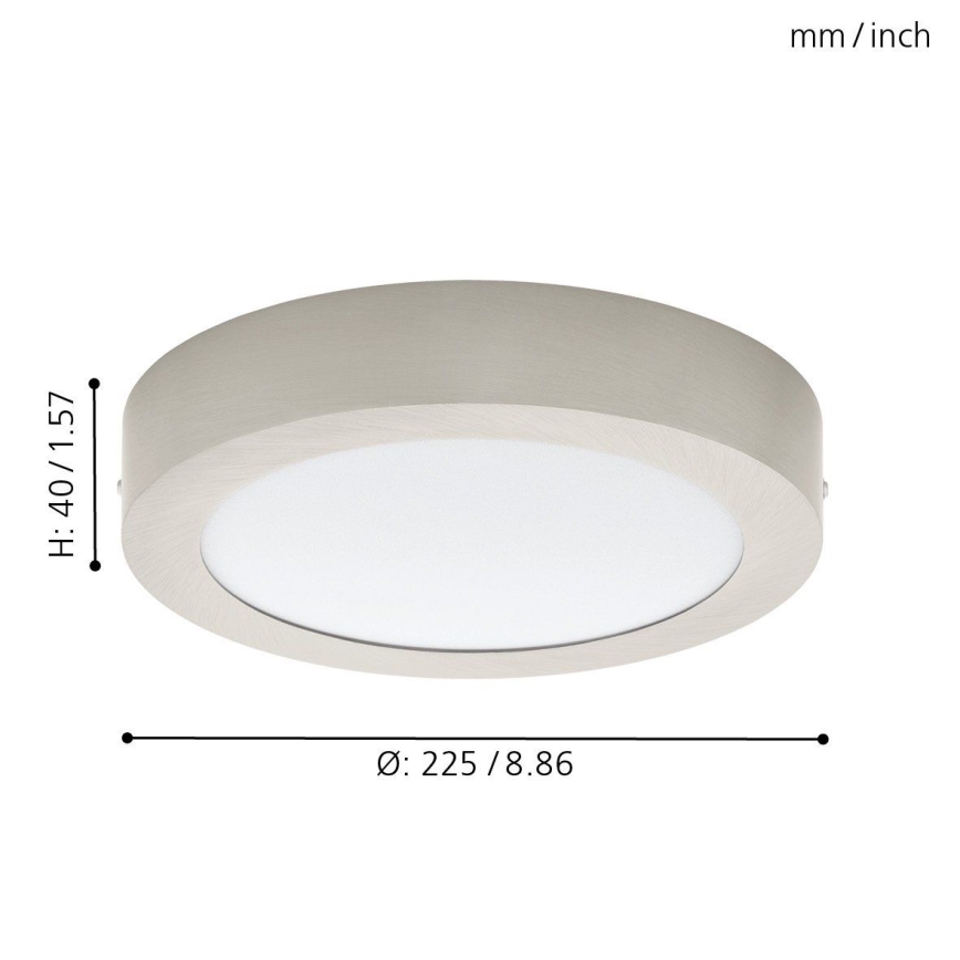 Eglo 32442 - LED ceiling light FUEVA 1 LED/18W/230V