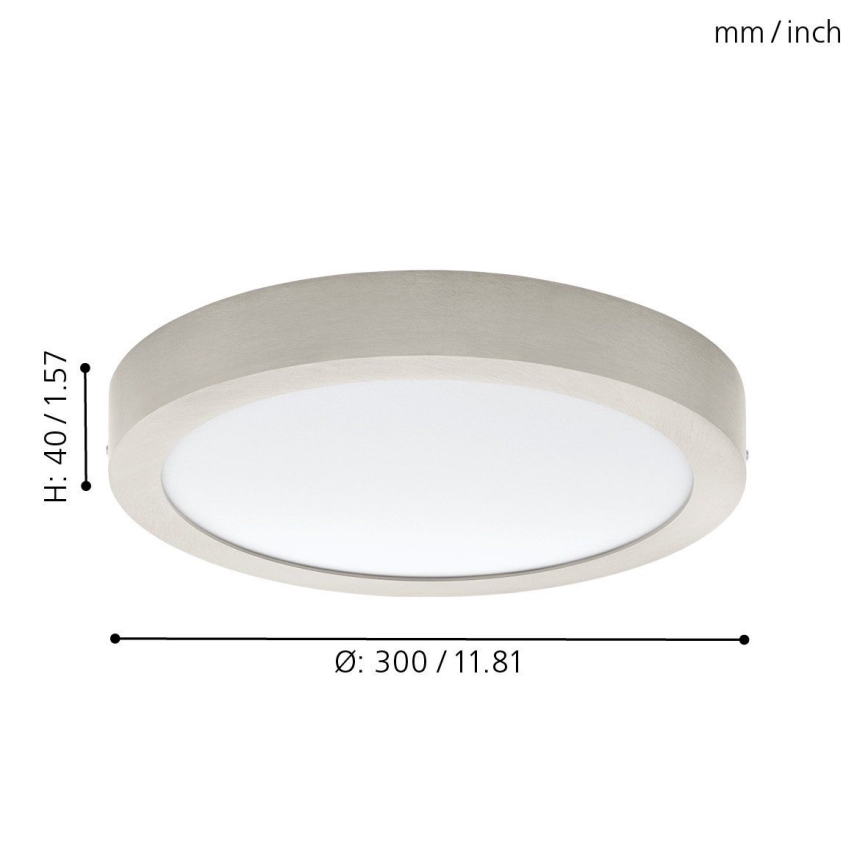 Eglo 32443 - LED ceiling light FUEVA 1 LED/24W/230V