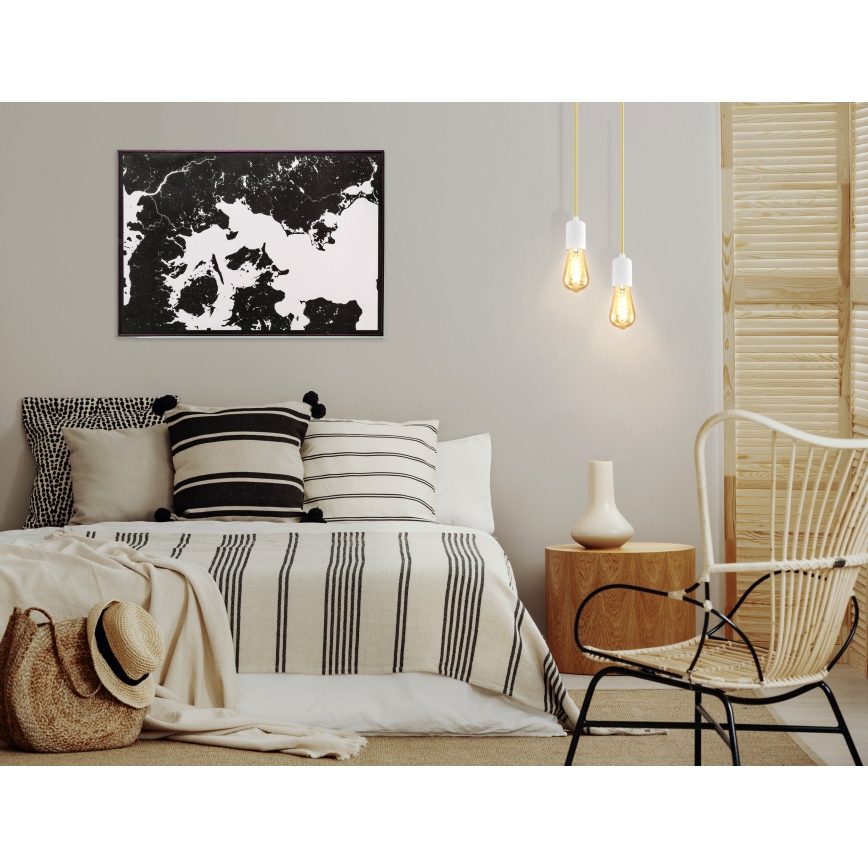 Eglo 32528 - Chandelier on a string YORTH 1xE27/60W/230V