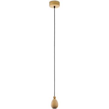 Eglo 32543 - YORTH Ceiling Light 1x E27/60W/230V Oak