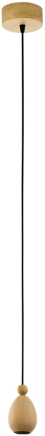 Eglo 32543 - YORTH Ceiling Light 1x E27/60W/230V Oak