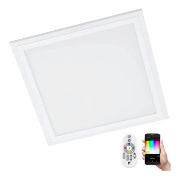 Eglo 32546 - LED RGBW Dimmable ceiling light SALOBRENA-C LED/16W/230V 2700-6500K 30x30 cm white