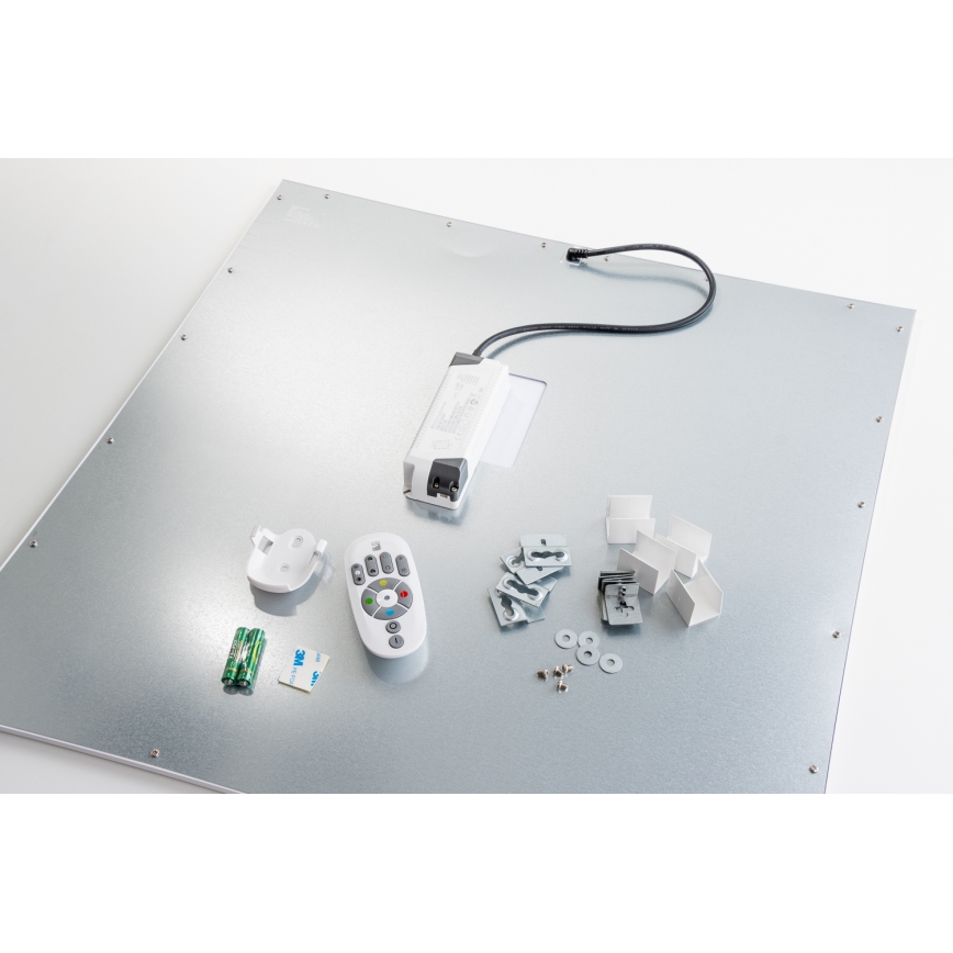 Eglo 32547 - LED RGBW Dimmable surface-mounted/recessed panel 2in1 SALOBRENA-C LED/34W/230V white 60x60 cm + remote control