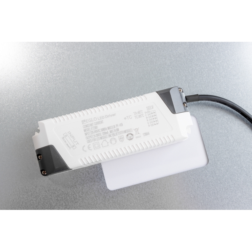 Eglo 32547 - LED RGBW Dimmable surface-mounted/recessed panel 2in1 SALOBRENA-C LED/34W/230V white 60x60 cm + remote control