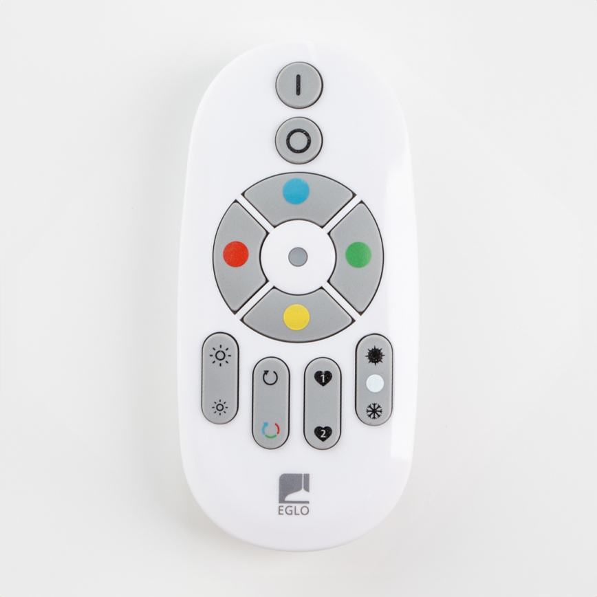 Eglo 32734 - LED RGBW Dimmable surface-mounted/recessed panel 2in1 SALOBRENA-C LED/34W/230V white + remote control
