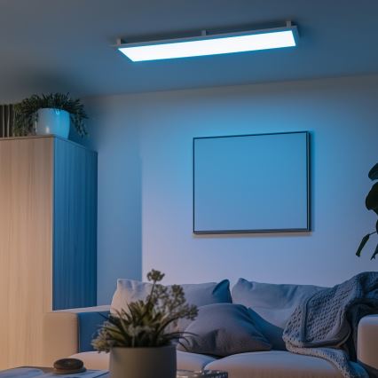 Eglo 32734 - LED RGBW Dimmable surface-mounted/recessed panel 2in1 SALOBRENA-C LED/34W/230V white + remote control