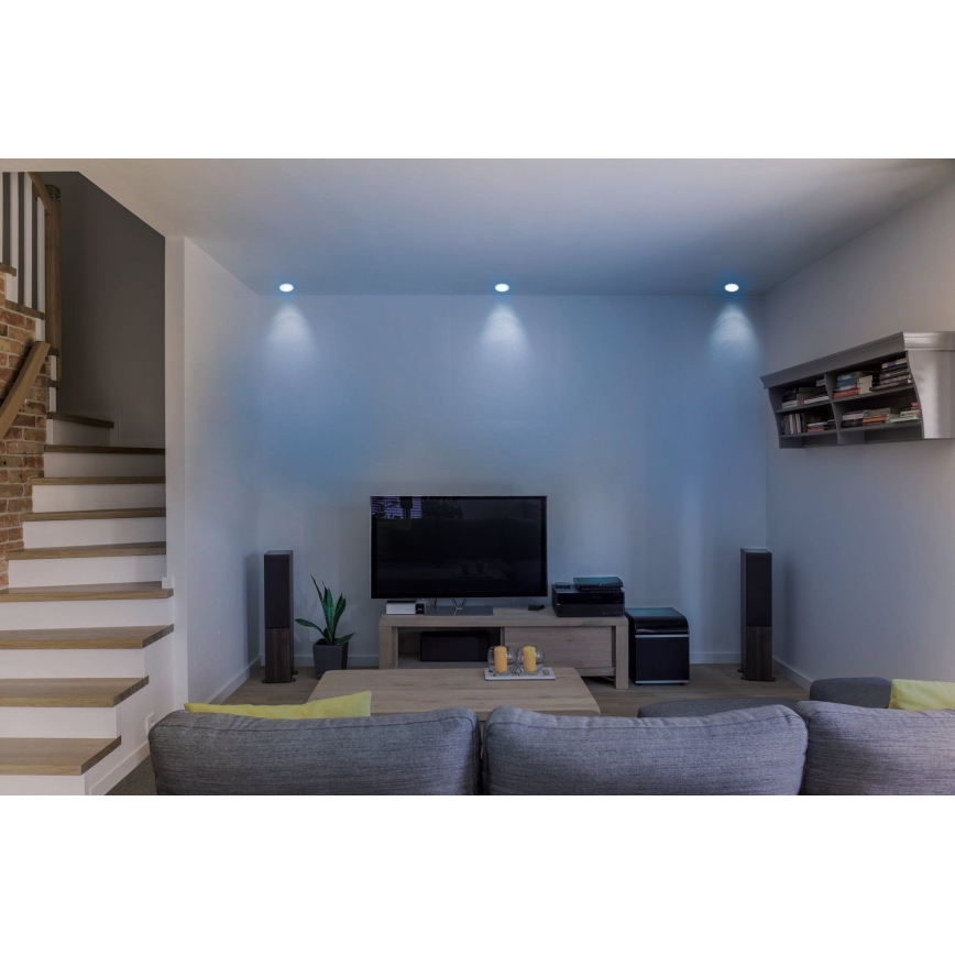 Eglo - LED RGB Dimmable recessed ceiling light FUEVA-C LED/10,5W/230V Ø 17 cm