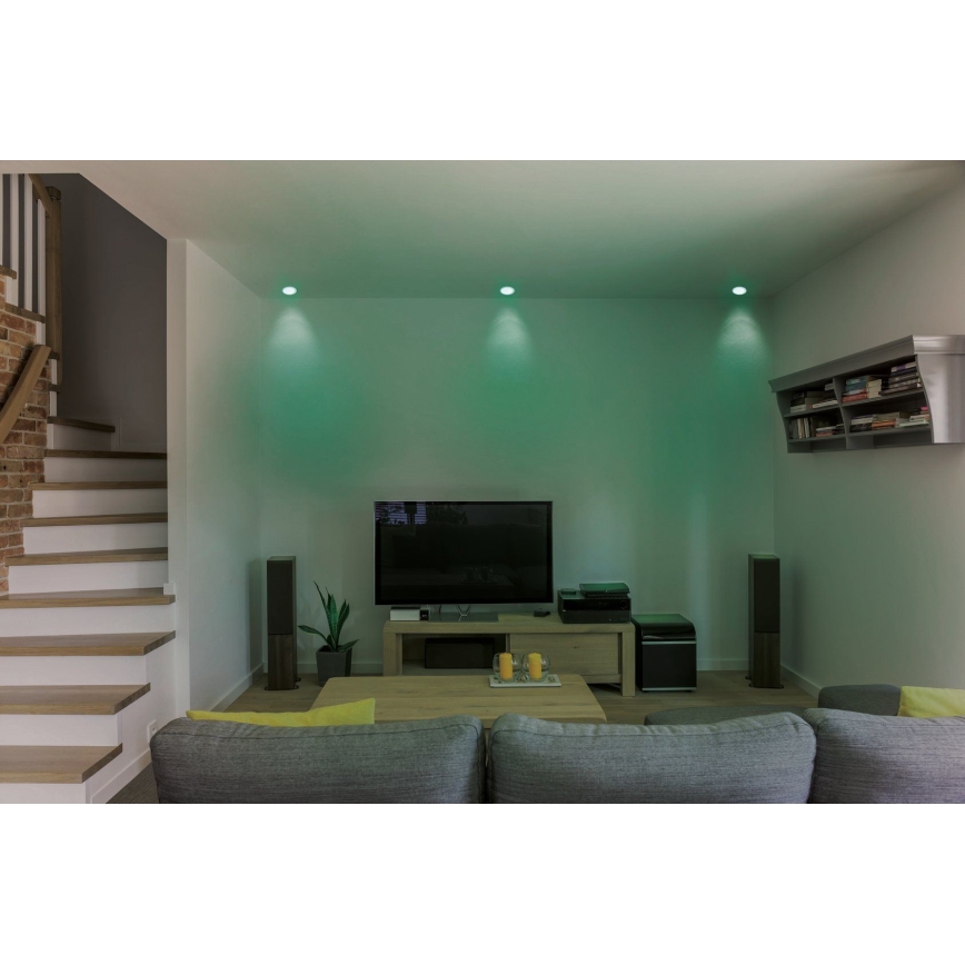 Eglo - LED RGB Dimmable recessed light FUEVA-C LED/10,5W/230V