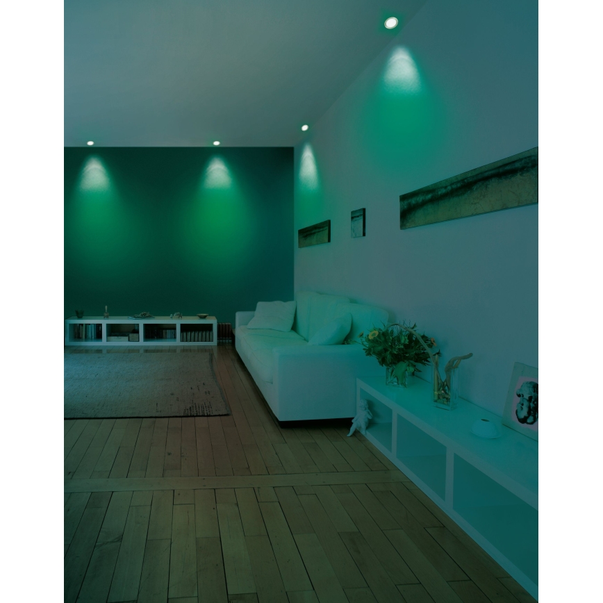 Eglo - LED RGB Dimmable recessed light FUEVA-C LED/5,4W/230V