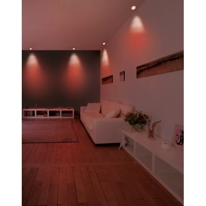 Eglo - LED RGB Dimmable recessed light FUEVA-C LED/5,4W/230V