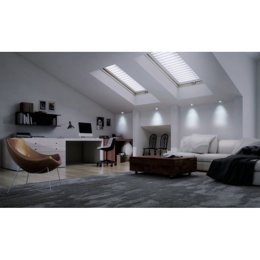 Eglo - LED RGB Dimmable recessed light FUEVA-C LED/10,5W/230V