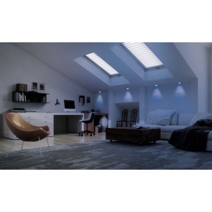 Eglo - LED RGB Dimmable recessed light FUEVA-C LED/10,5W/230V