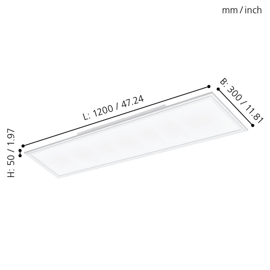 Eglo - LED Surface-mounted panel SALOBRENA LED/33W/230V