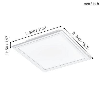 Eglo - LED Ceiling light LED/16W/230V