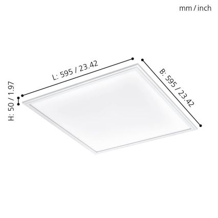 Eglo - LED Ceiling light LED/40W/230V