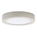 Eglo 32817 - FUEVA LED dimmable ceiling light LED/21W/230V 3000–6500K, Ø 30 cm, matte chrome + remote control