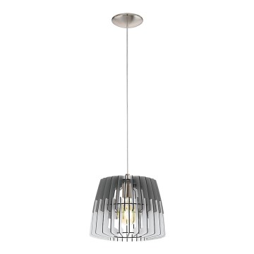 Eglo 32824 - Chandelier ARTANA 1xE27/60W/230V grey 300  mm