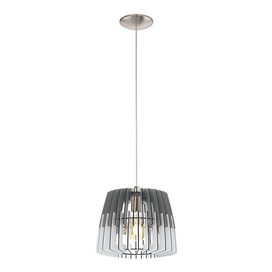 Eglo 32824 - Chandelier ARTANA 1xE27/60W/230V grey 300  mm